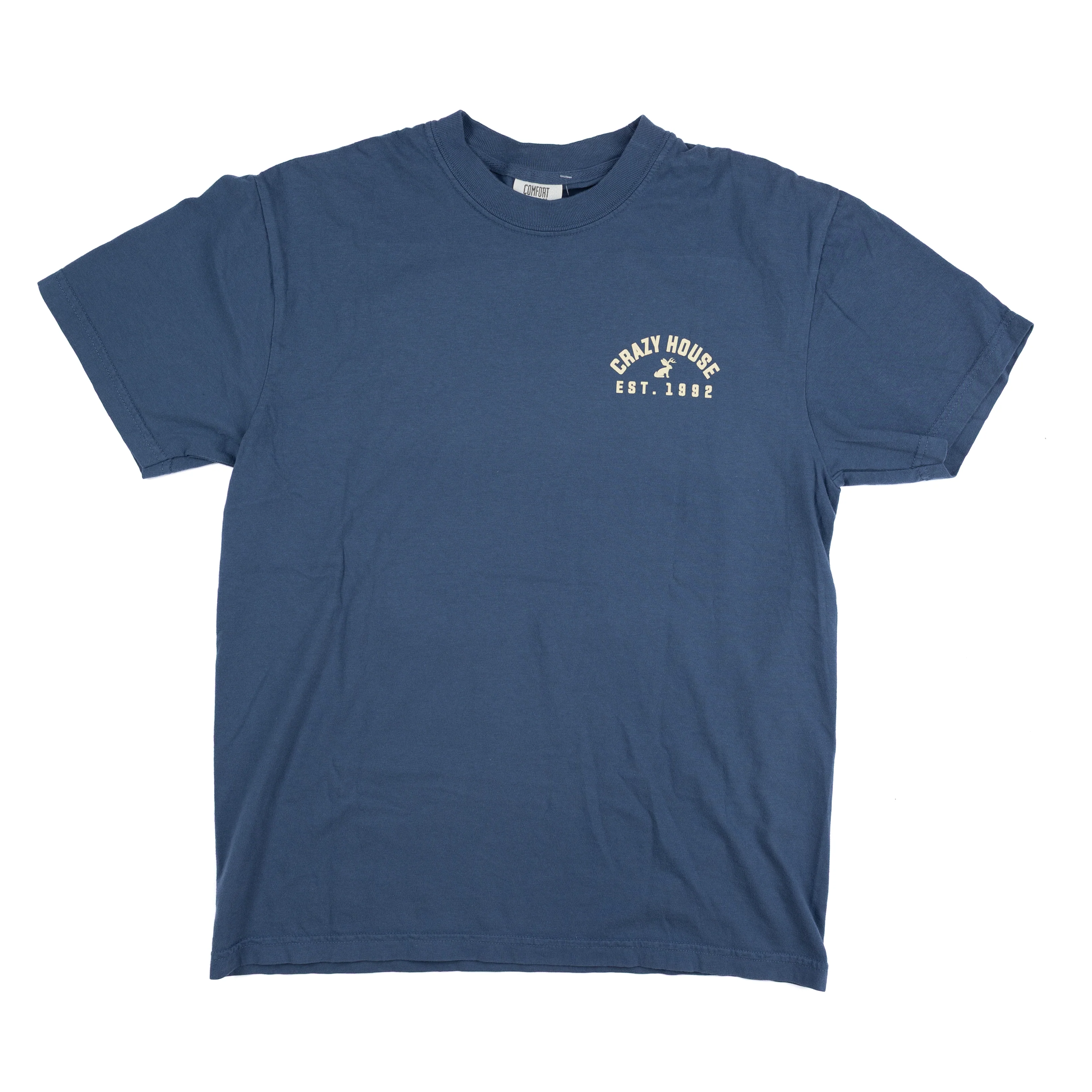 Crazy House Blue Jeep Desert T-shirt - Image 2