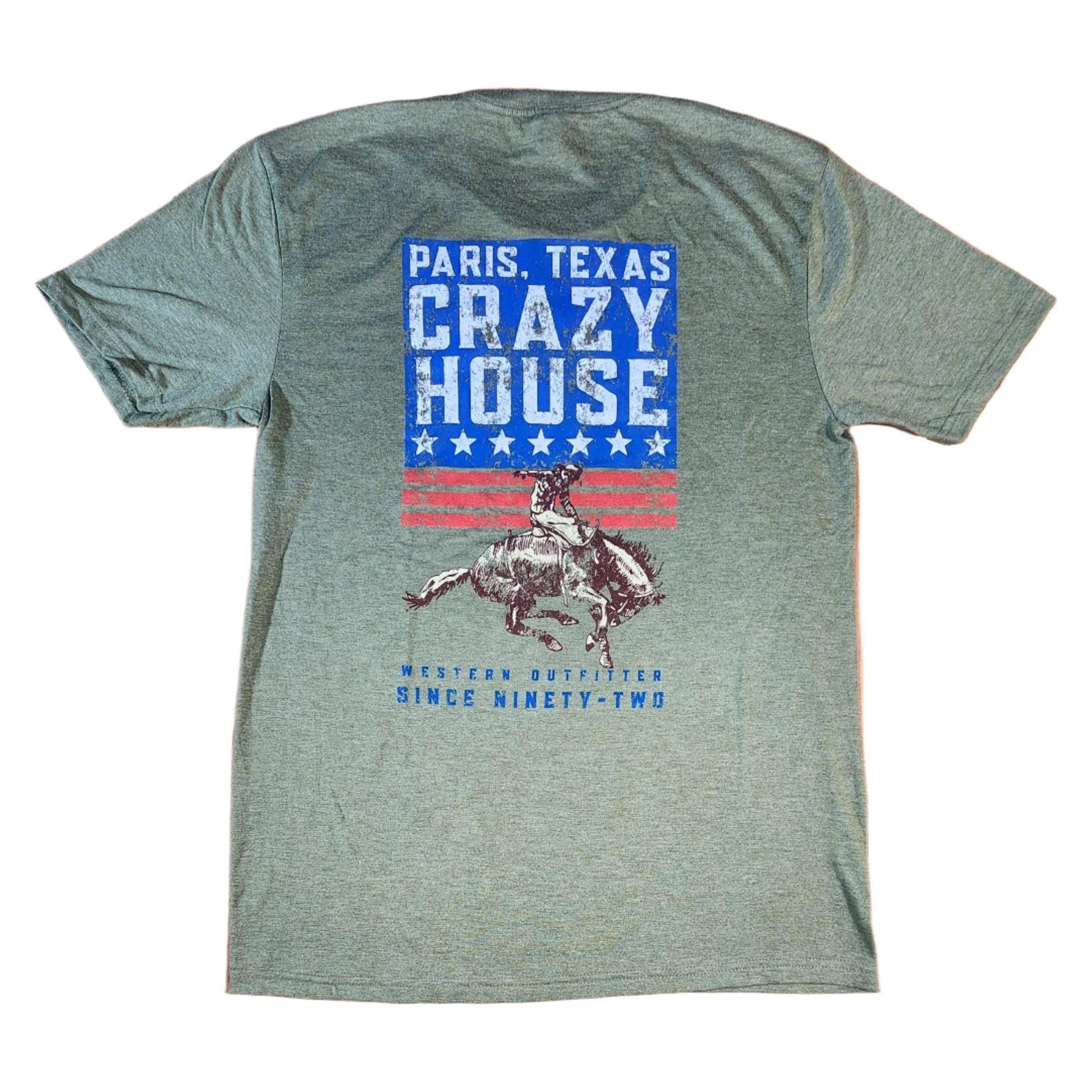 Crazy House Bronc Rider T-Shirt