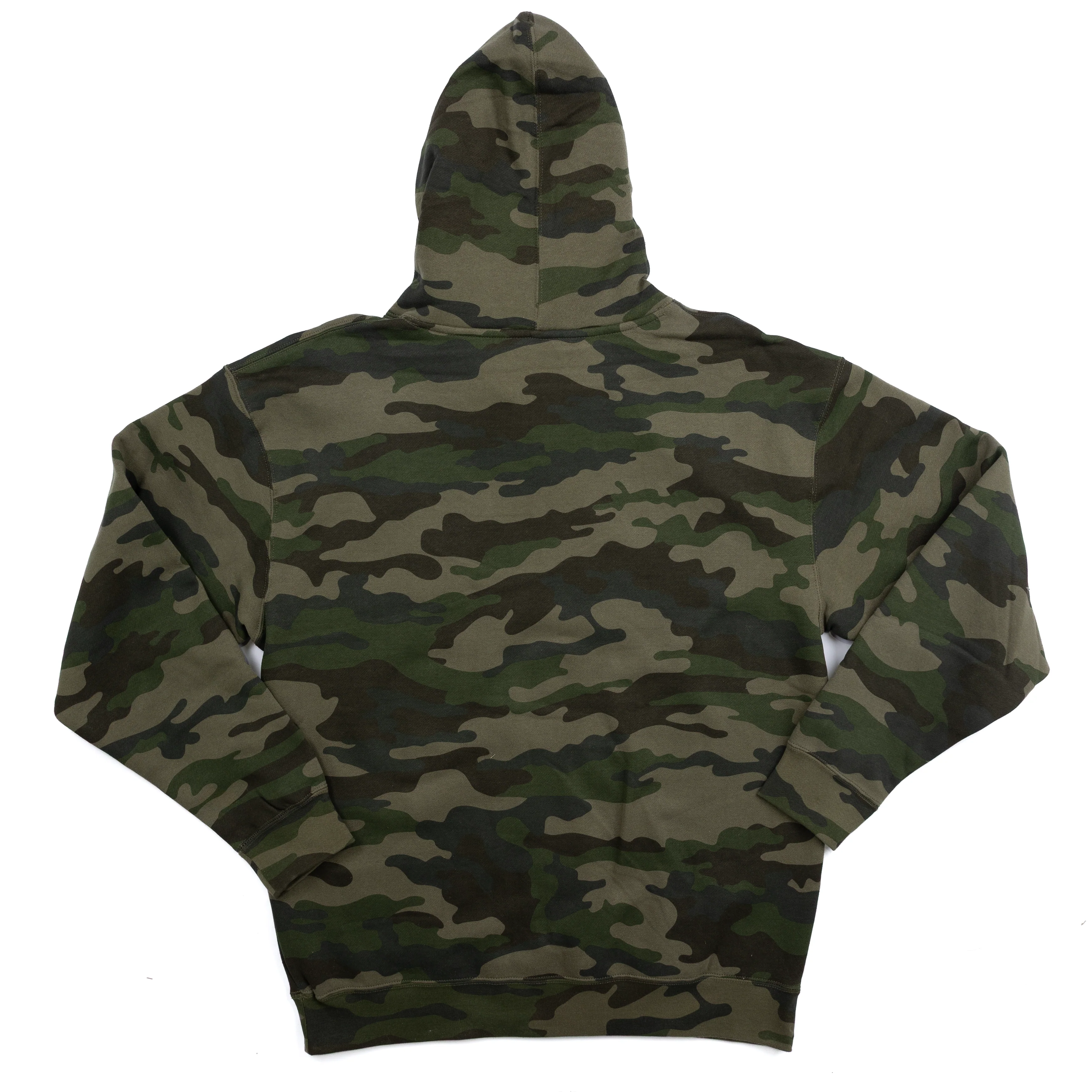 Crazy House Camo Fleece Lined Hoodie - Image 2
