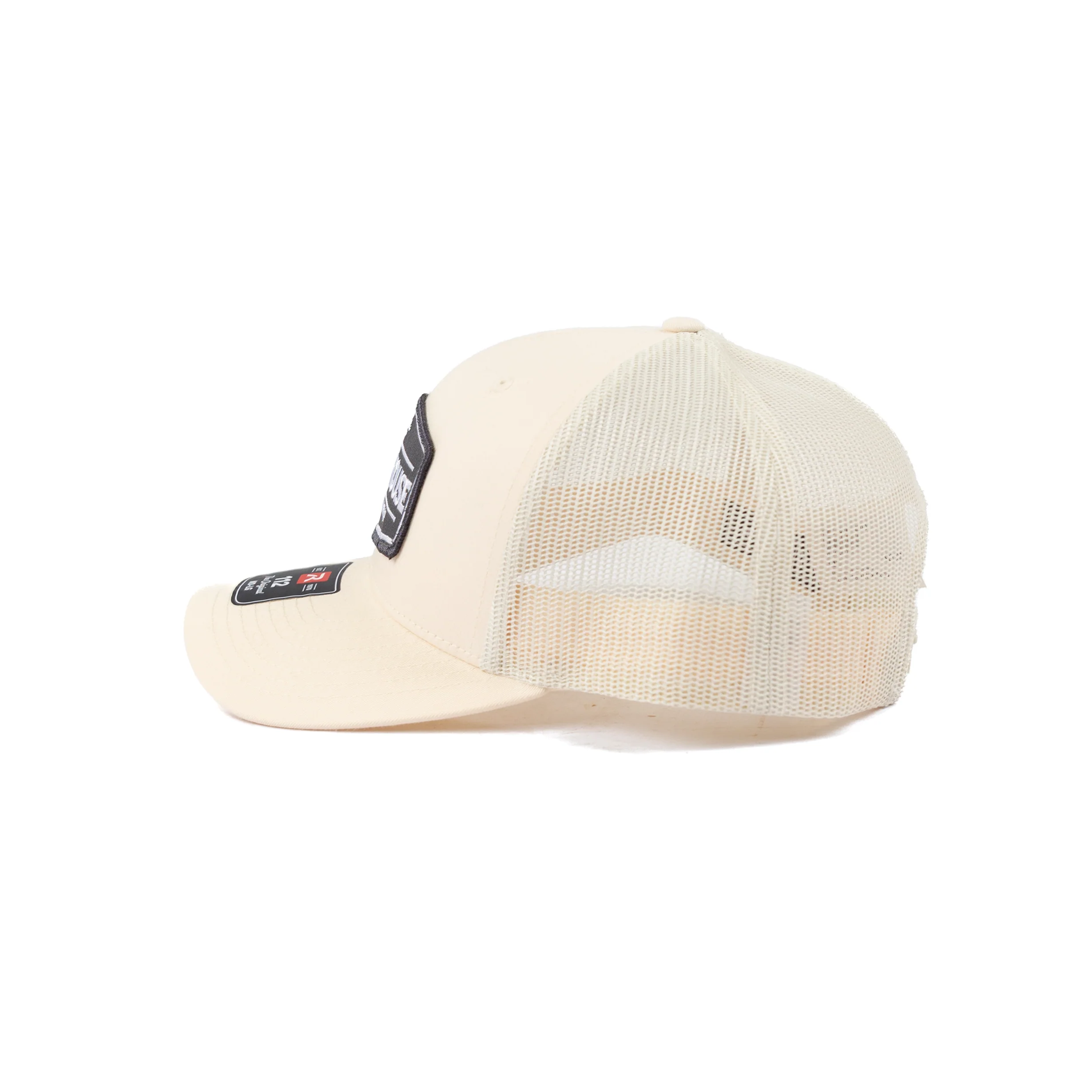 Crazy House Cream Cap with Gray Patch - Image 2