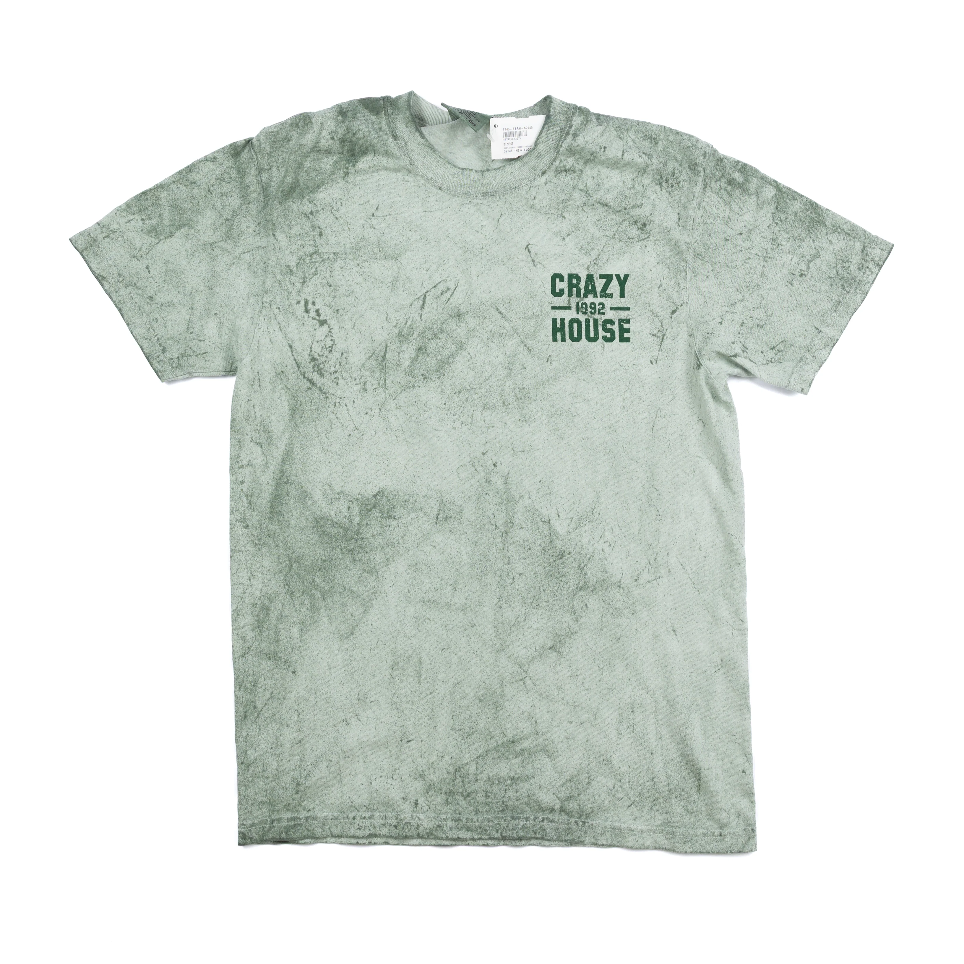 Crazy House Green Tye Dye T-shirt - Image 2