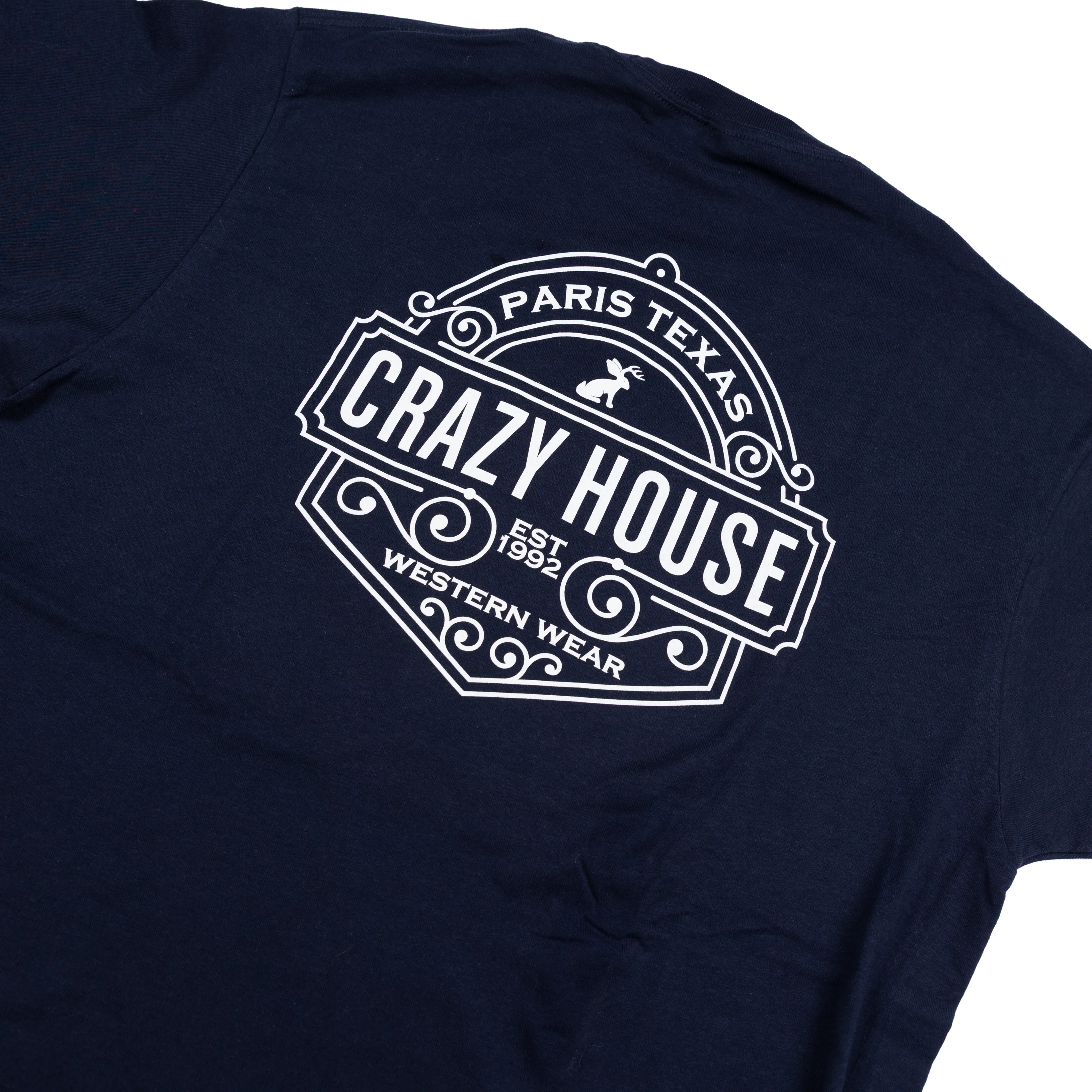 Crazy House Navy Jackalope T-shirt - Image 3