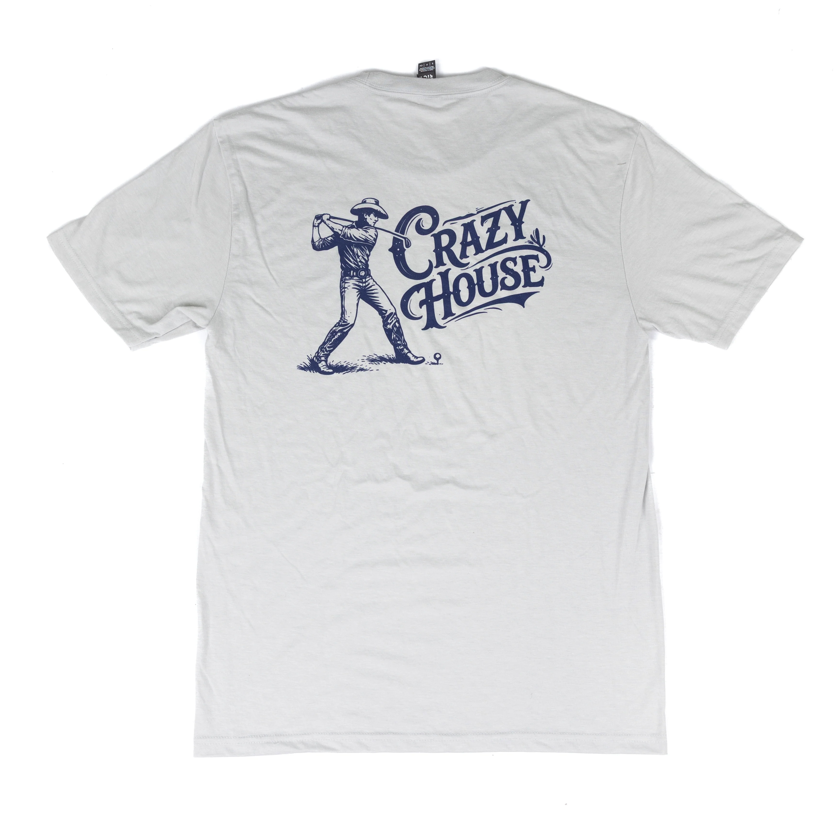 Crazy House Short Sleeve Cowboy Golf T-shirt