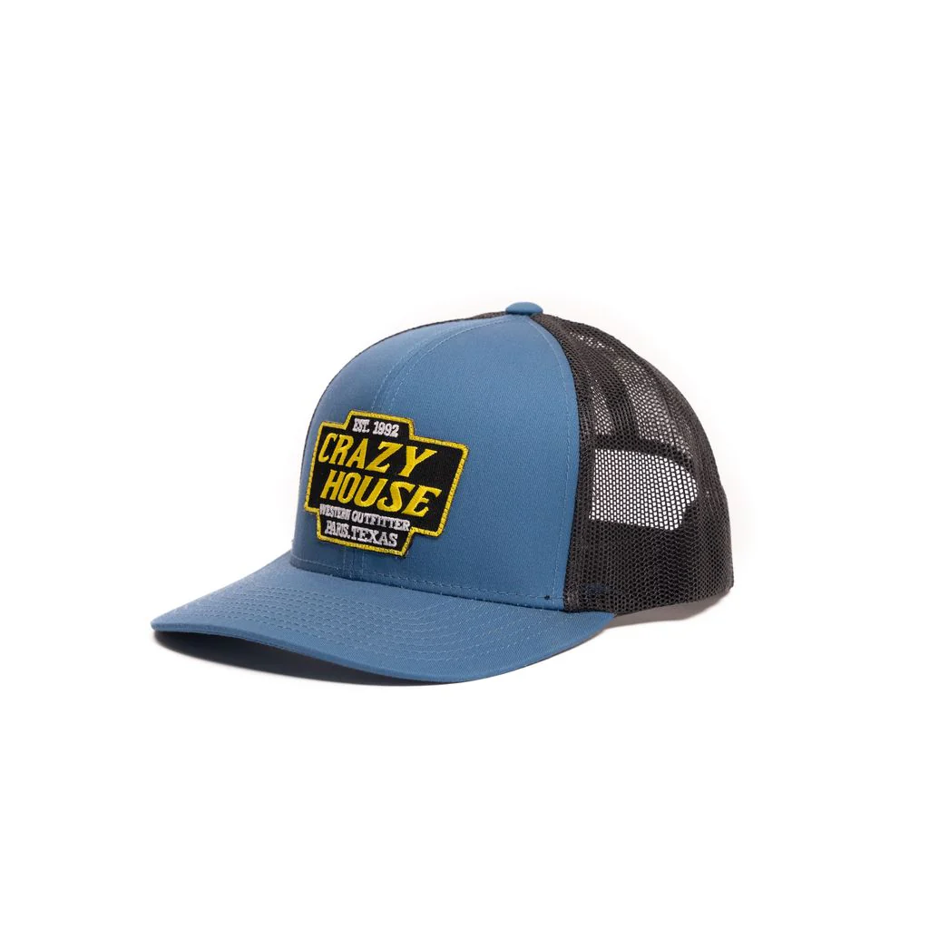 Crazy House Blue Snapback Cap - Image 2