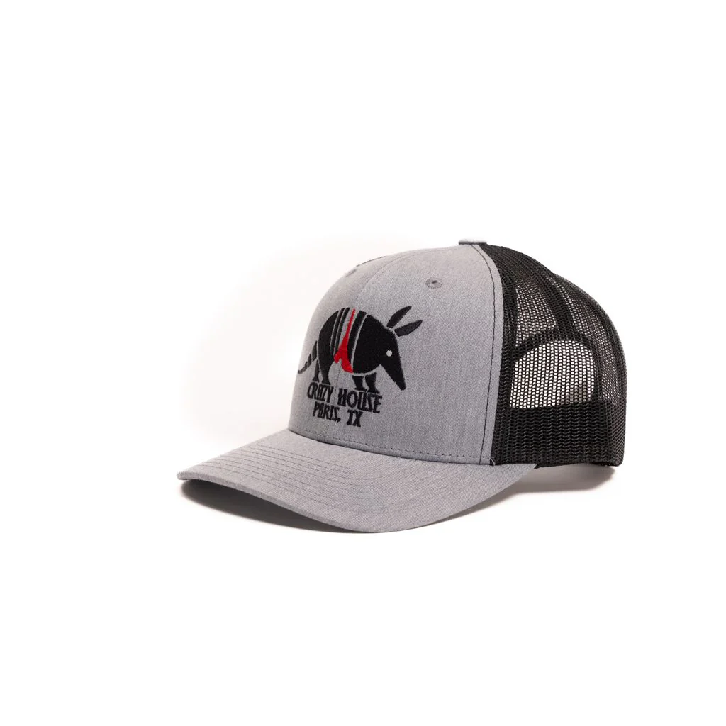 Crazy House Embroidered Armadillo Snapback Cap - Image 2