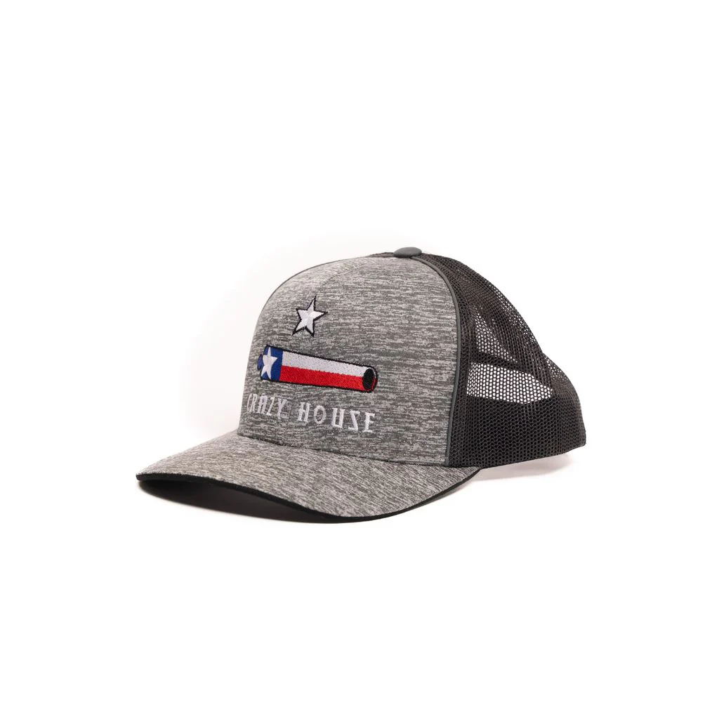 Crazy House Embroidered Cannon Snapback Cap - Image 2