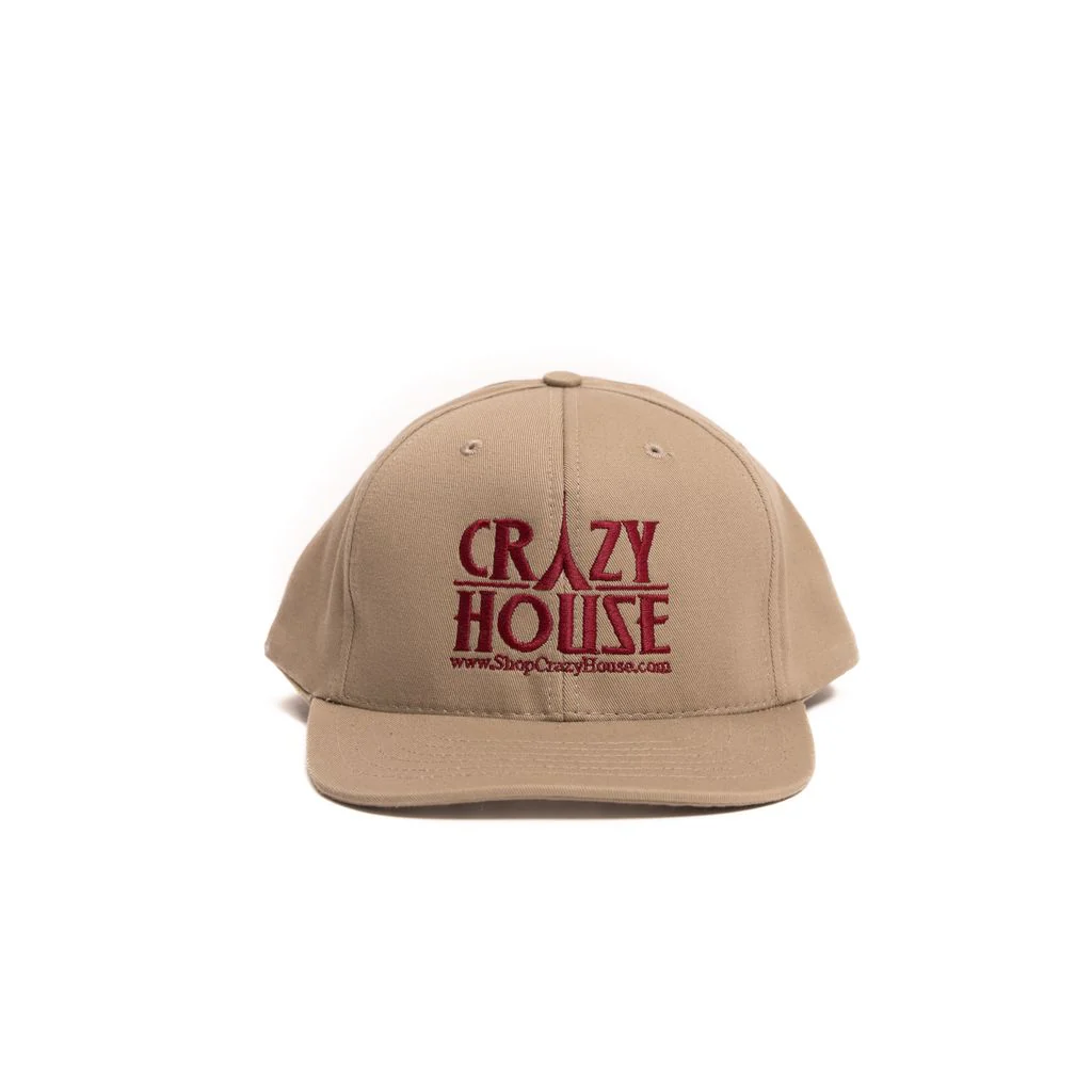 Crazy House Embroidered Snapback Cap