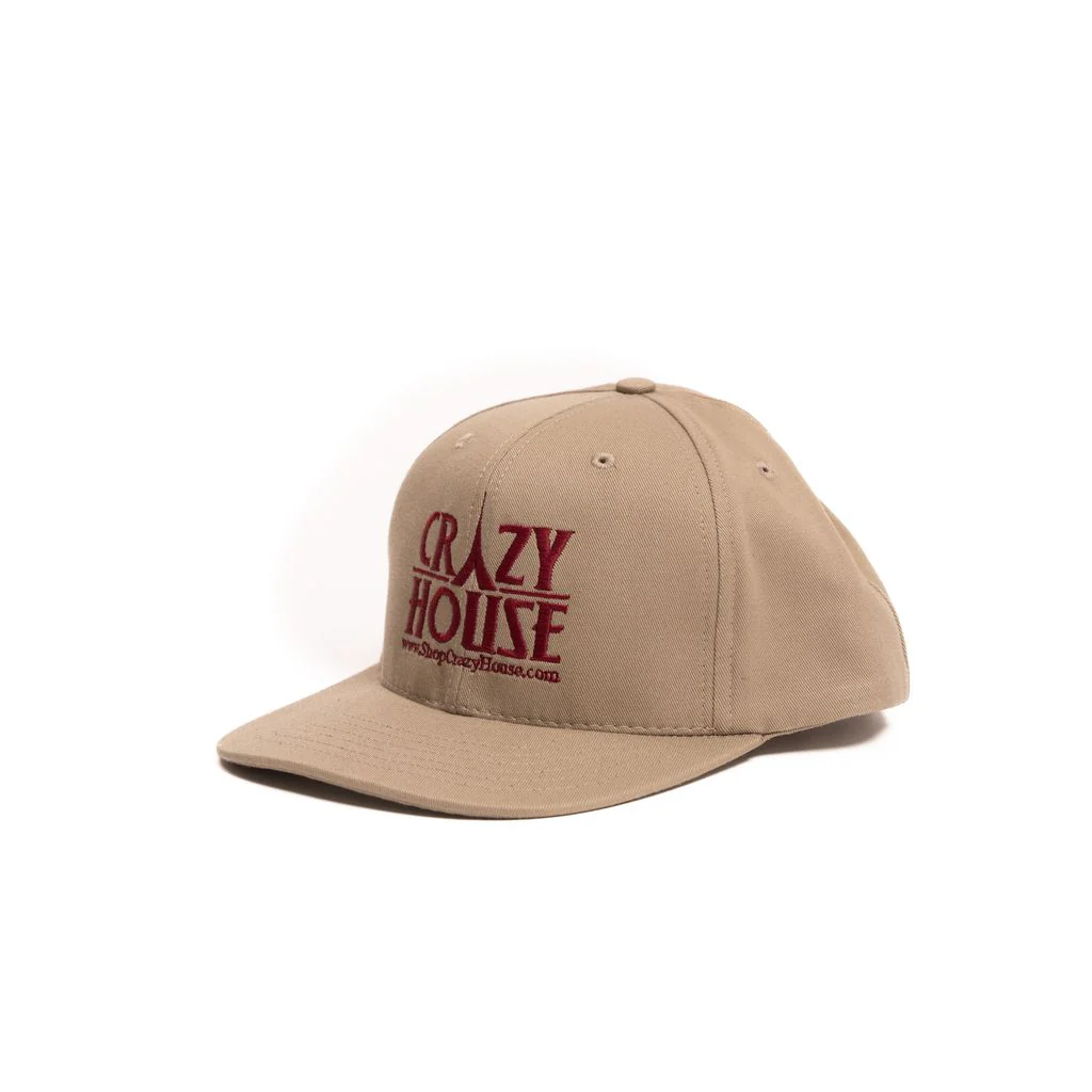Crazy House Embroidered Snapback Cap - Image 2