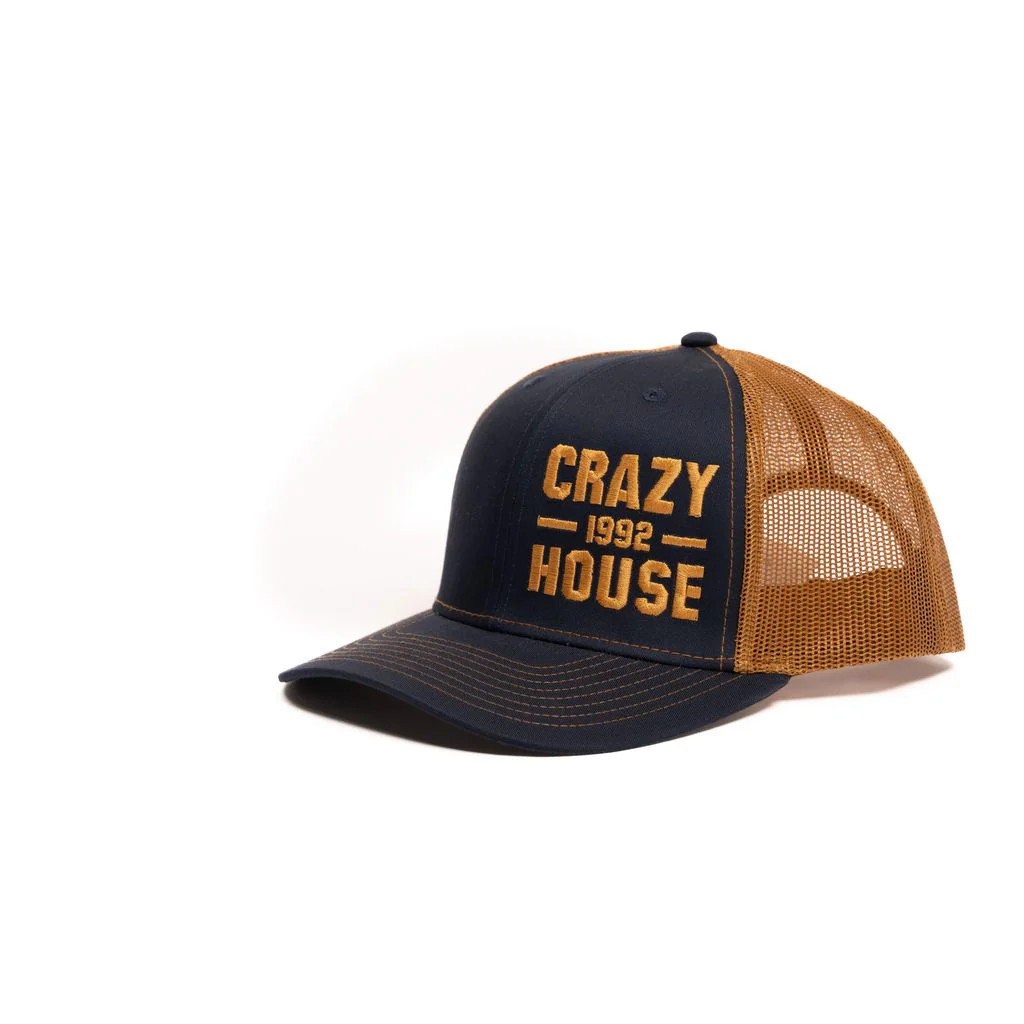 Crazy House Embroidered Snapback Cap - Image 2