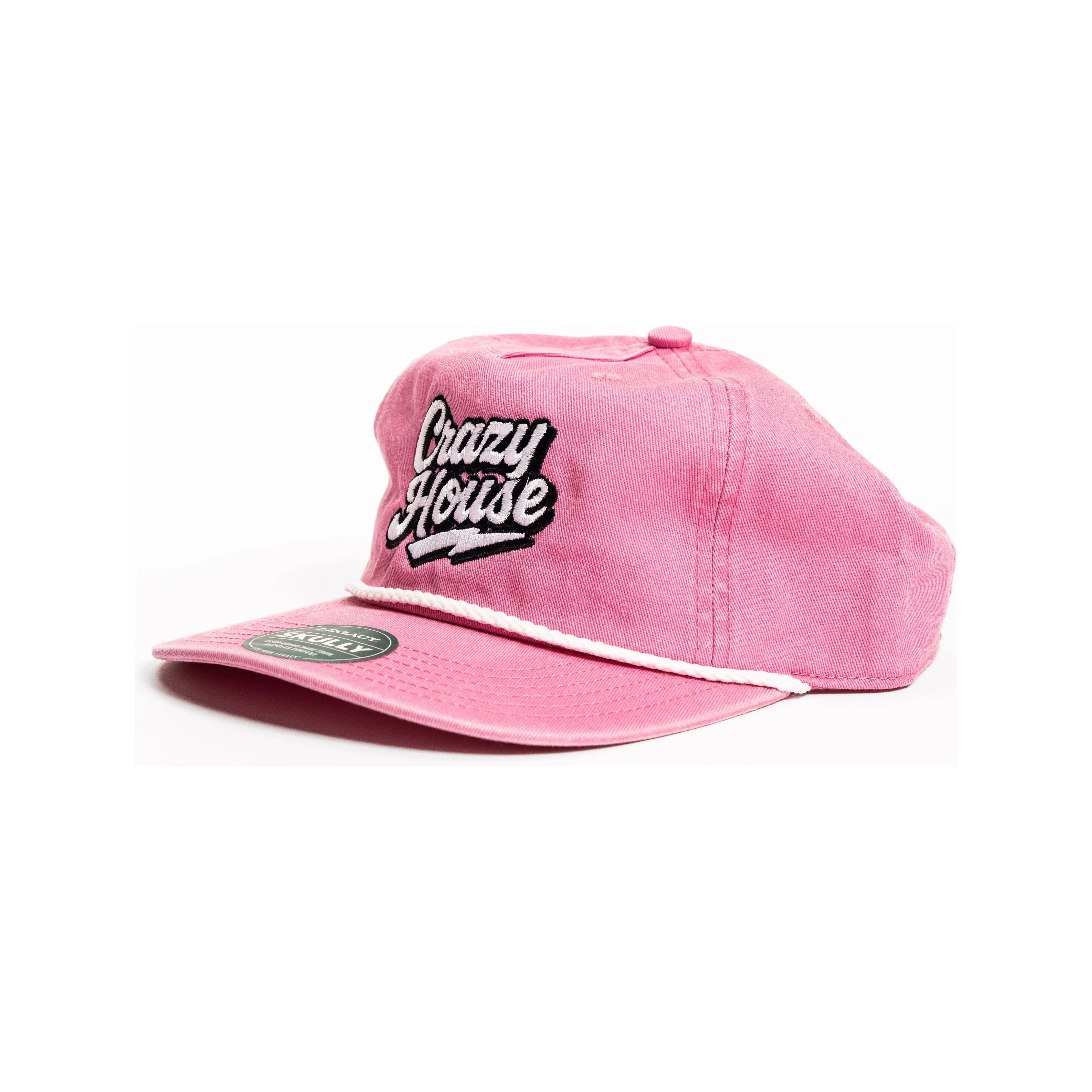 Crazy House Embroidered Script Snapback Cap - Image 2
