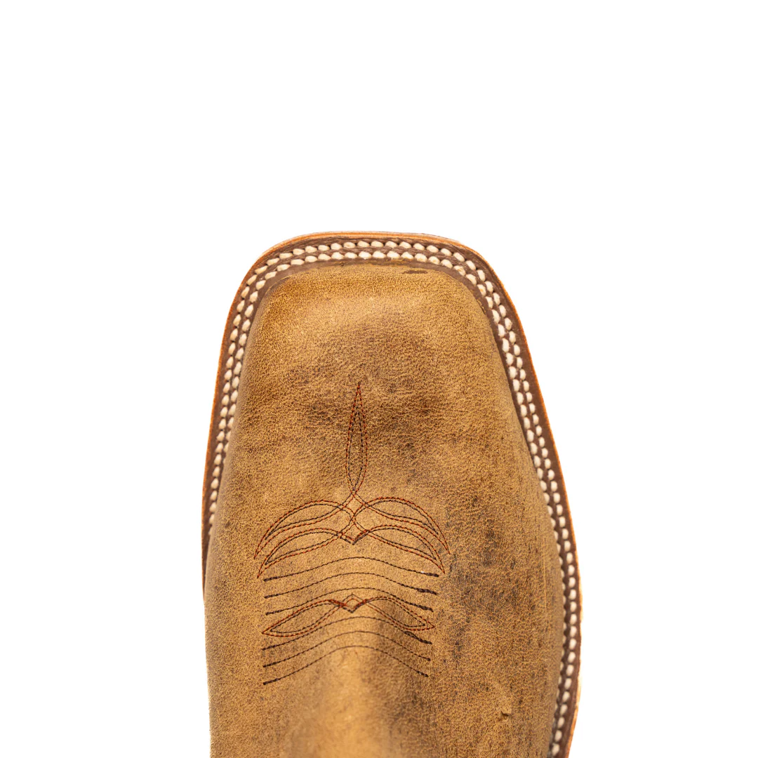 Anderson Bean Tan Elk Square Toe Boots - Image 5