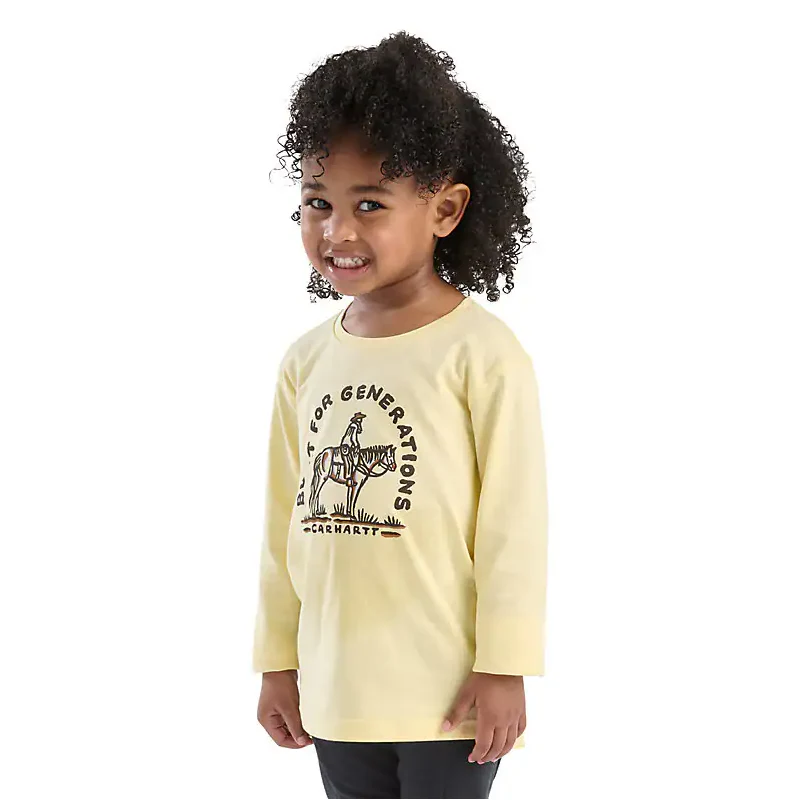 Girl's Carhartt Long Sleeve Generations T-shirt CA7139-Y152 - Image 6