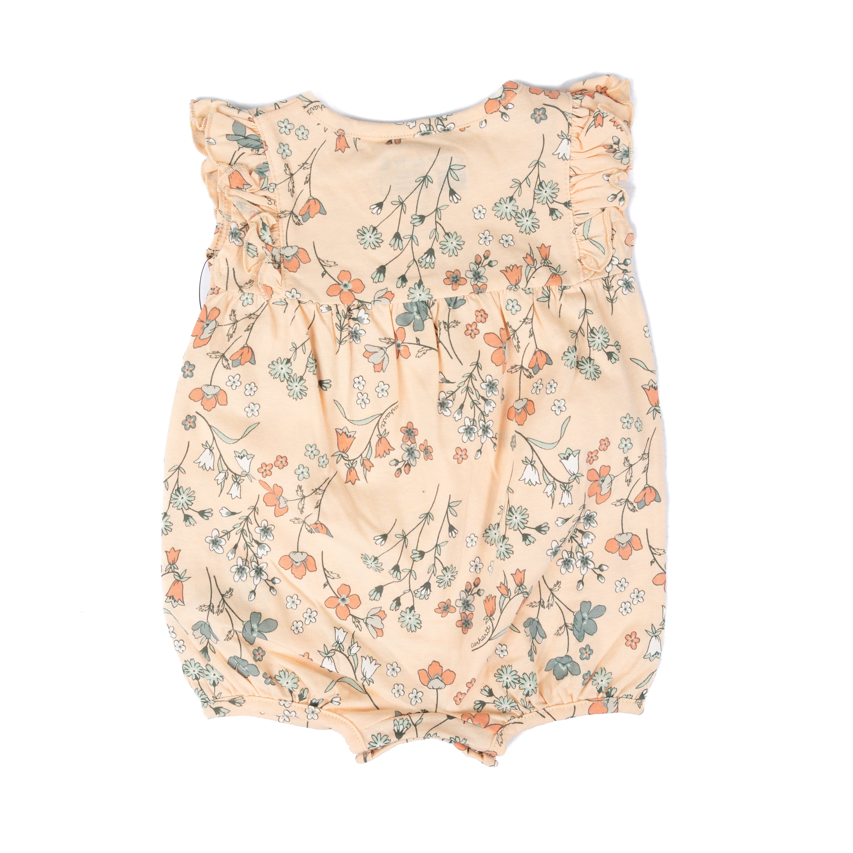 Girl's Carhartt Sleeveless Floral Print Romper CM9770-E801 - Image 2