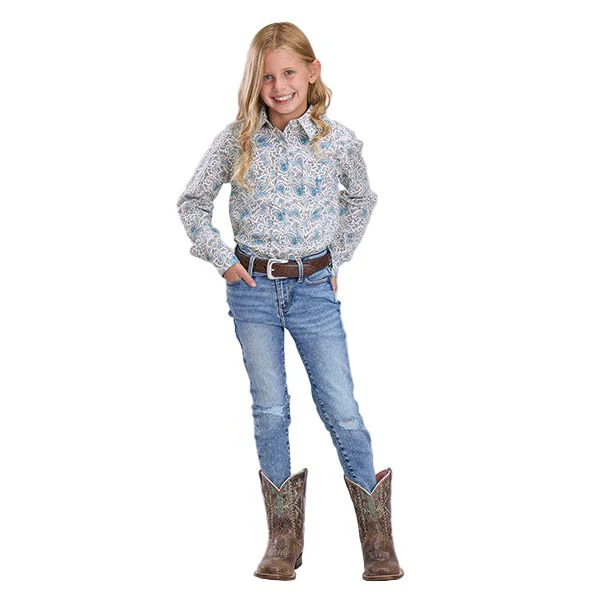 Girl's Long Sleeve Performance All Over Print Shirt 03-080-0064-0474 - Image 3