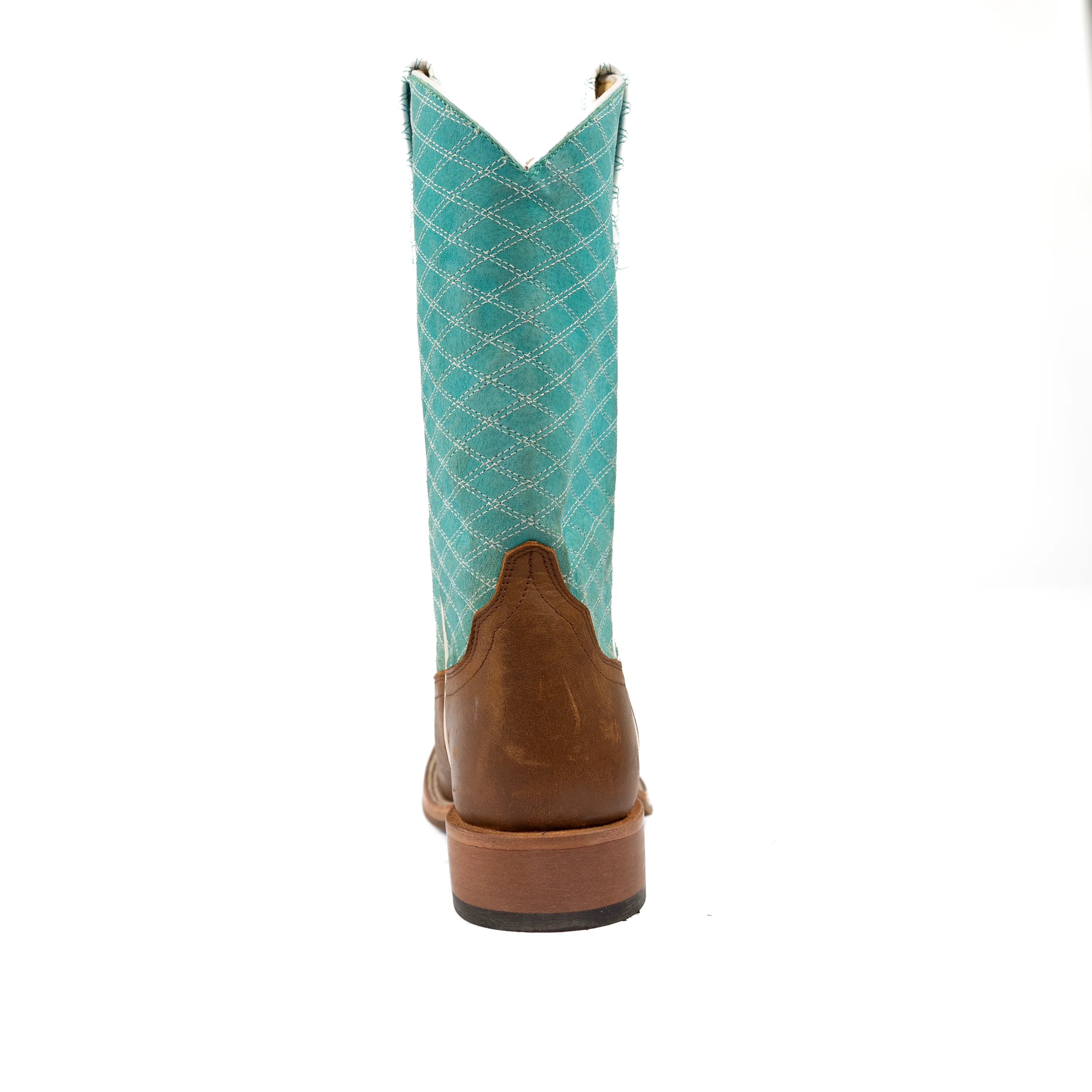 Girl's Macie Bean Pecan Barking Iron with Turquoise Barcelona Top MK9159 - Image 3