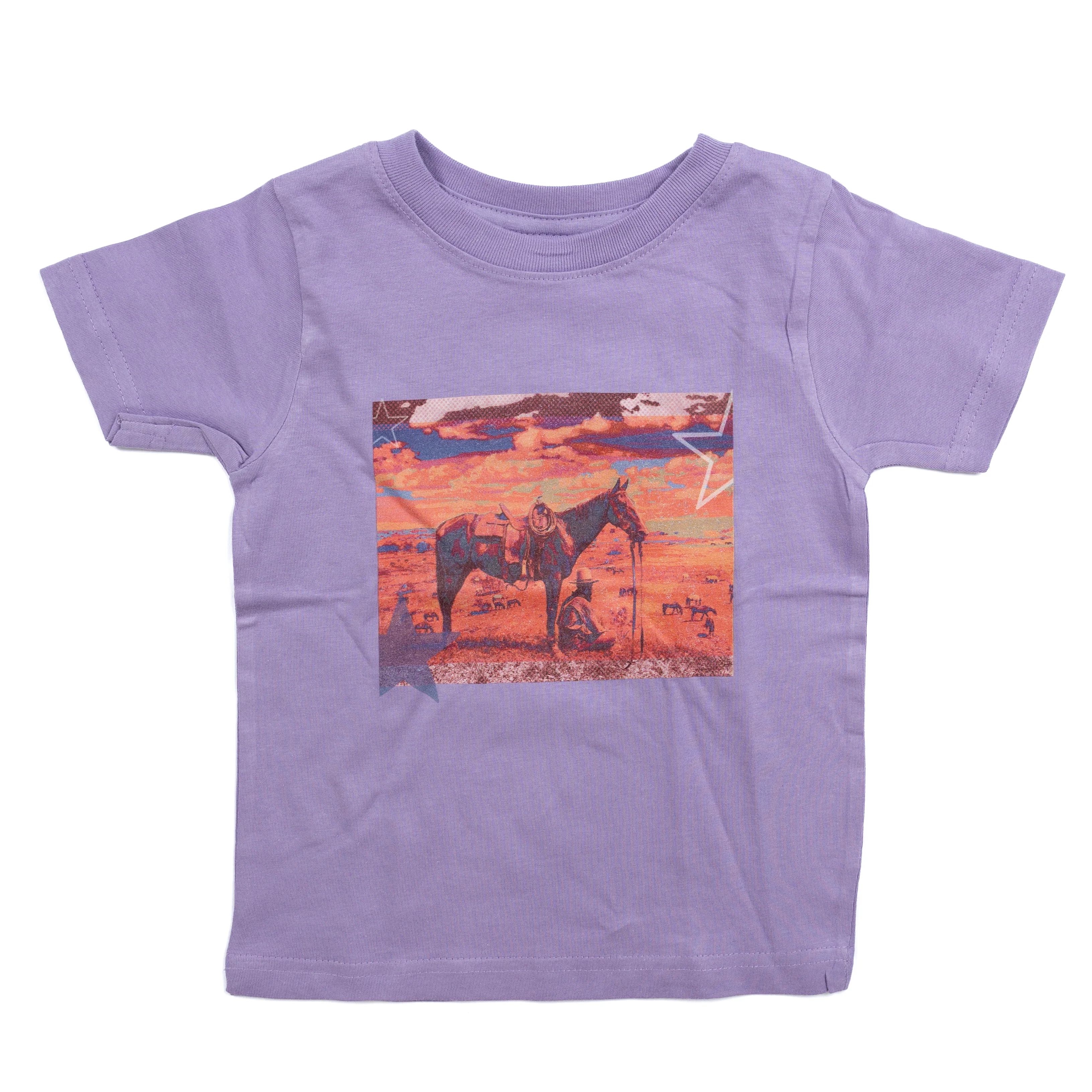 Girl's Purple "My Pony & Me" Short Sleeve T-shirt