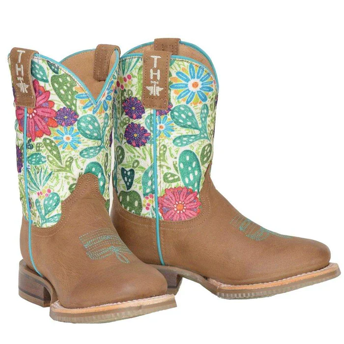 Girl's Tin Haul Sparkle Cactus Razor Sharp Sole Boot 14-018-0077-0894 - Image 3