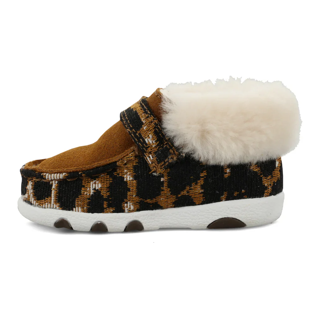 Girl's Twisted X Cheetah Driving Moc Shoes ICA0025 - Image 4