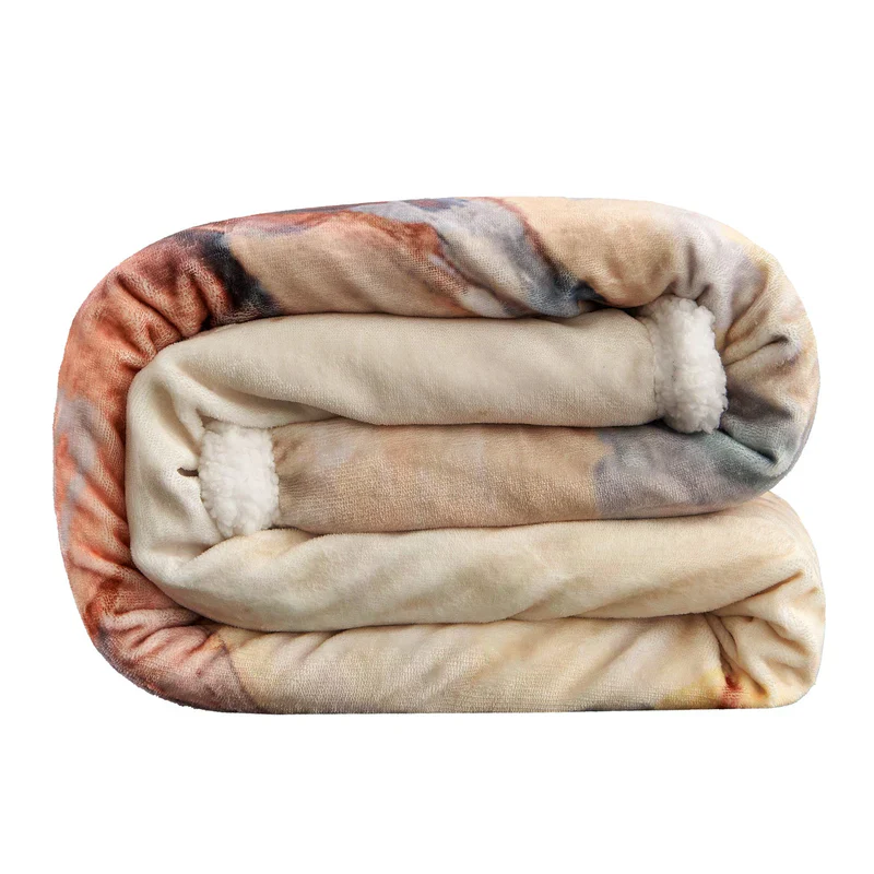 HiEnd Buster Campfire Sherpa Throw Blanket CF2462TH-OS-OC - Image 2