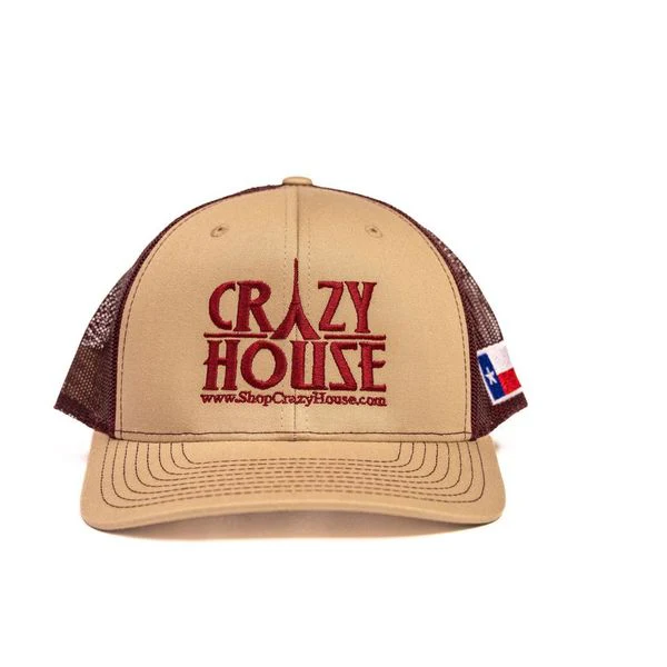 Crazy House Embroidered Snapback Cap