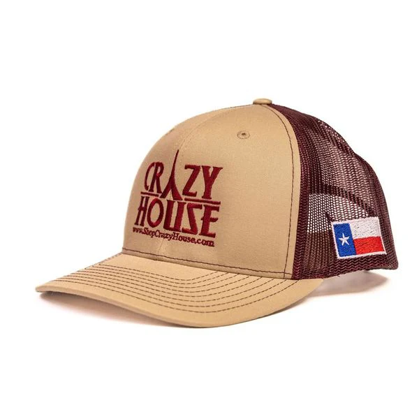 Crazy House Embroidered Snapback Cap - Image 3