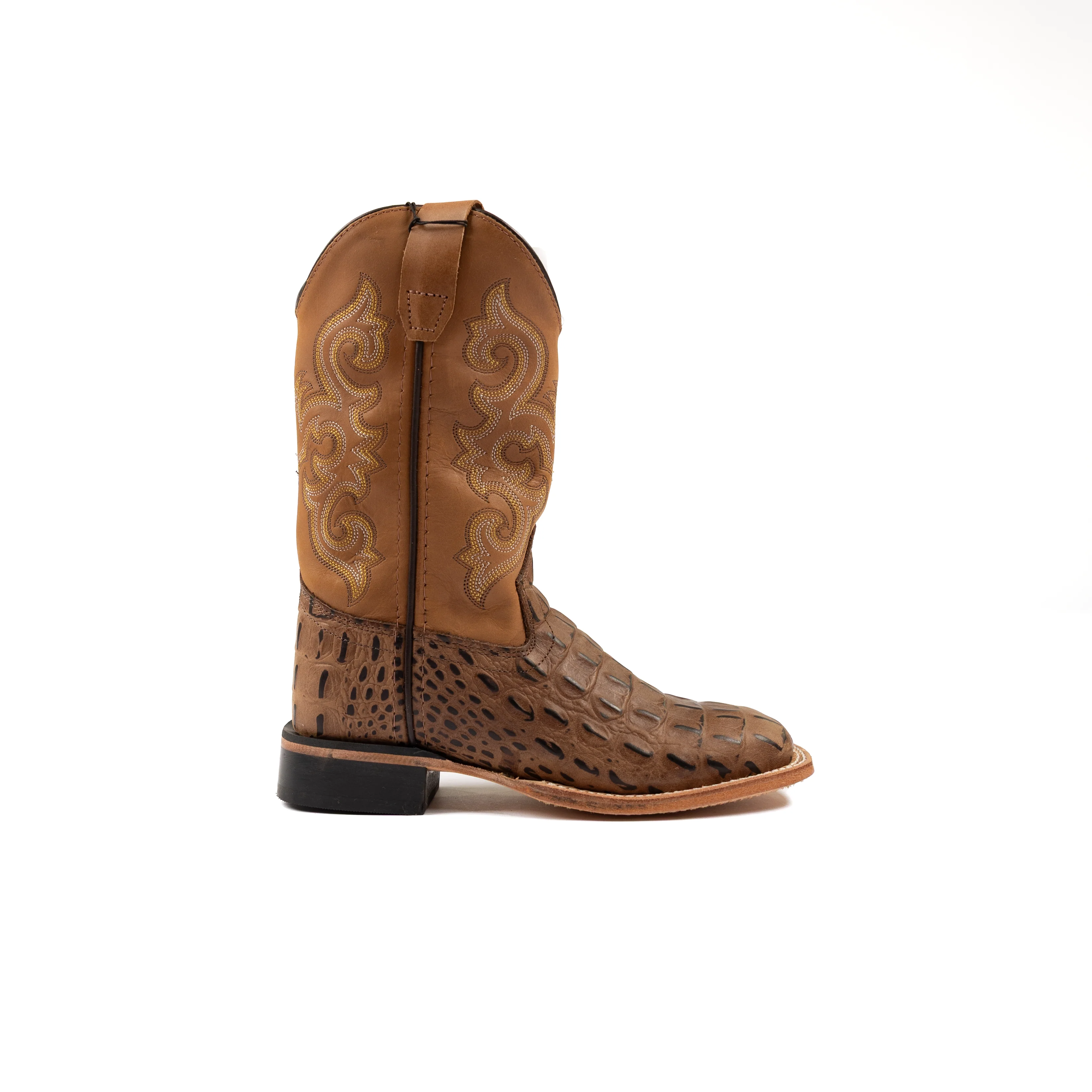 Kid's Old West Gator Print Boots BSC1830 - Image 3
