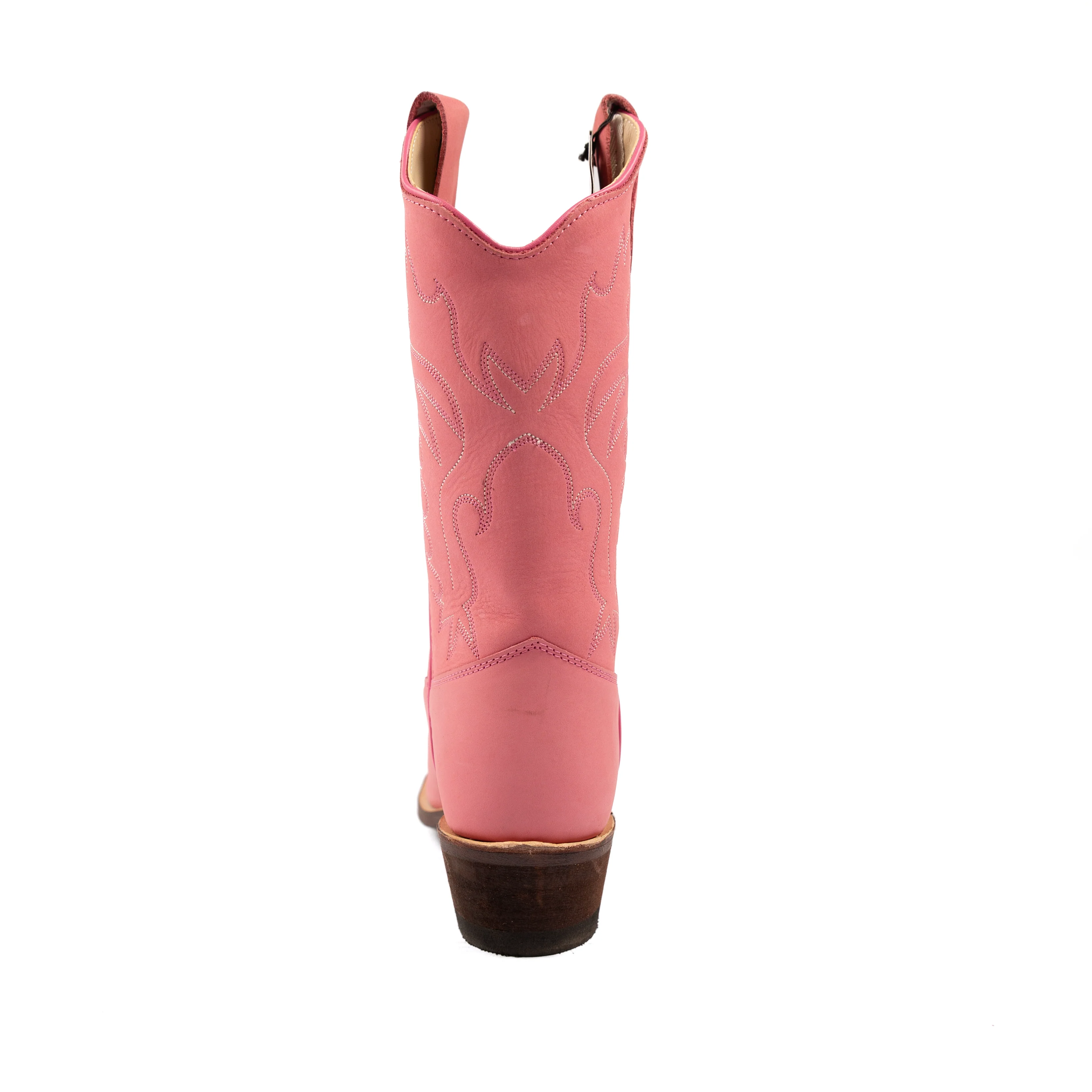 Kid's Old West 8" Pink Cowhide Boots CF8226 - Image 4