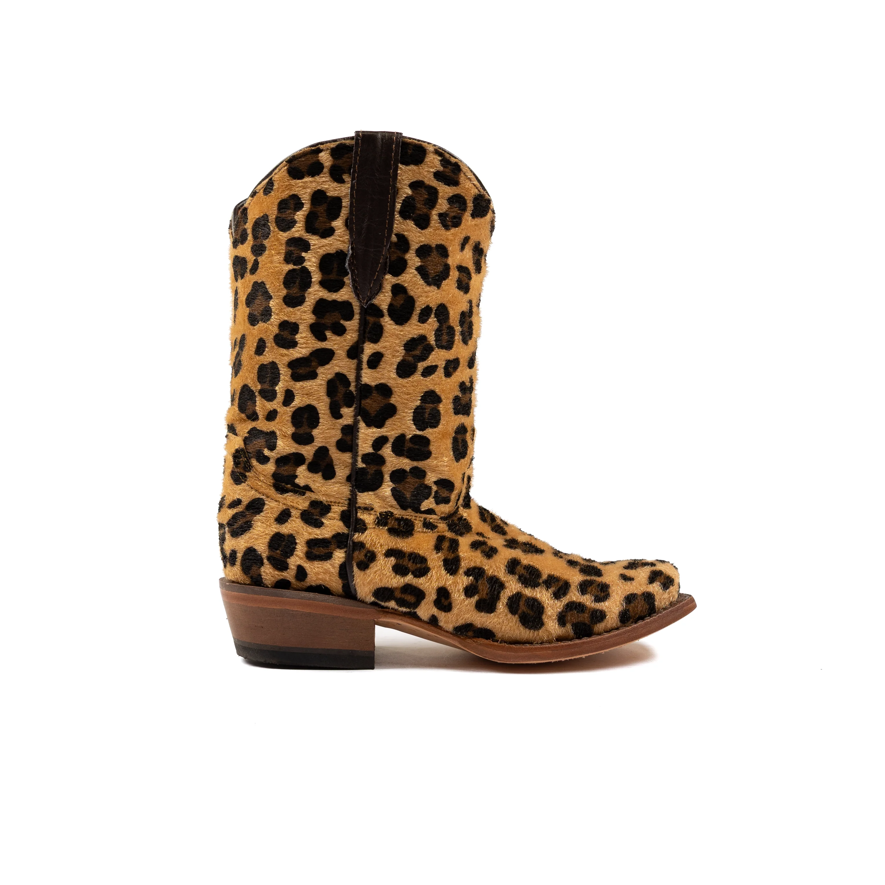Kid's Tanner Mark Leopard Print Boots TMG205100 - Image 3