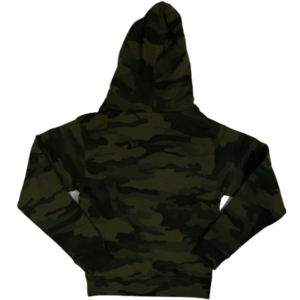 Kid's Stacked Script Hoodie - Image 2