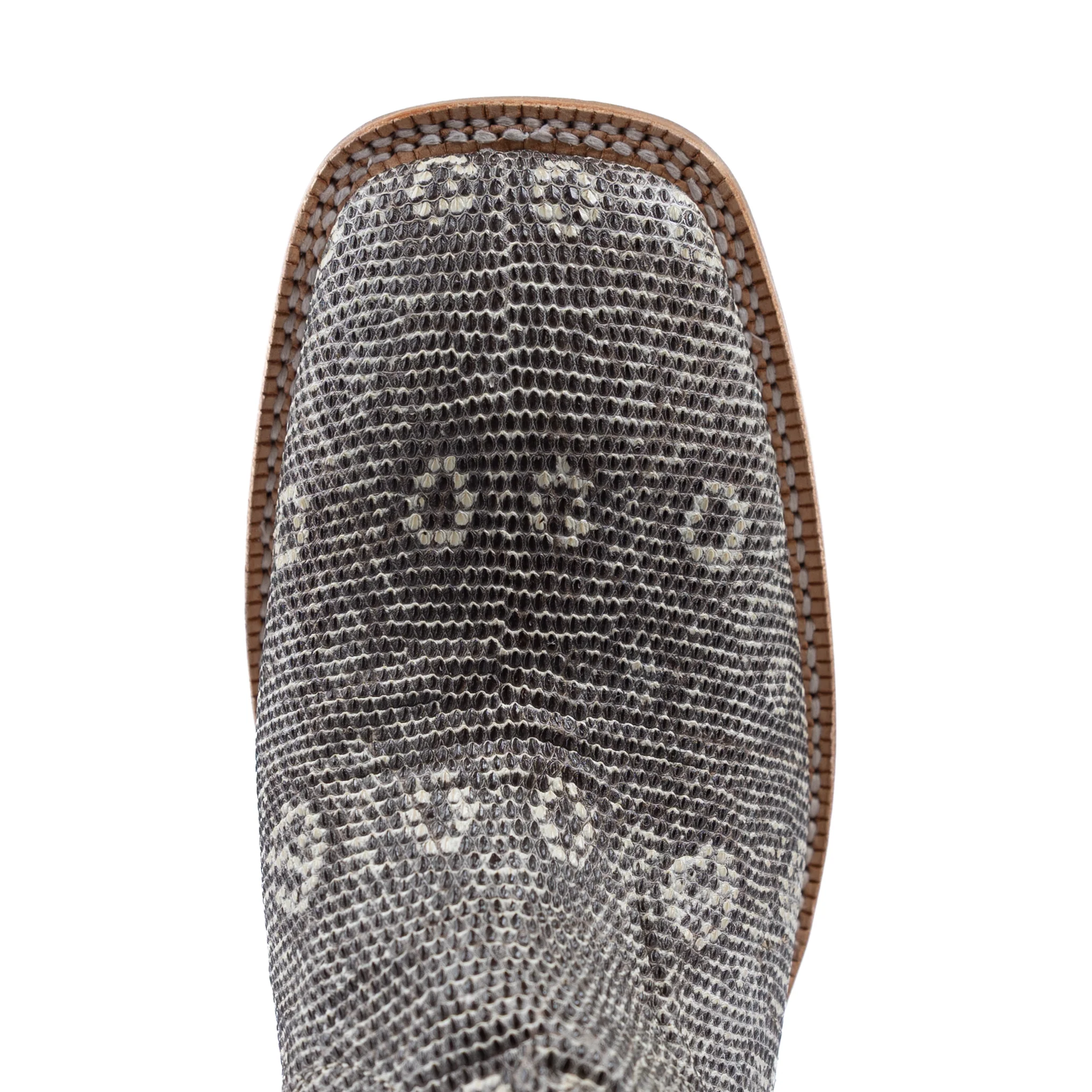 Men’s R. Watson Natural Ringtail Lizard Wide Square Boots RW7900-2 - Image 5