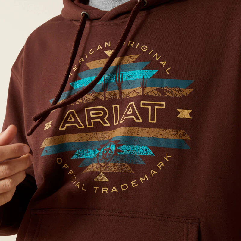 Men's Ariat Ariat Carlsbad Canyon Hoodie 10062500 - Image 4