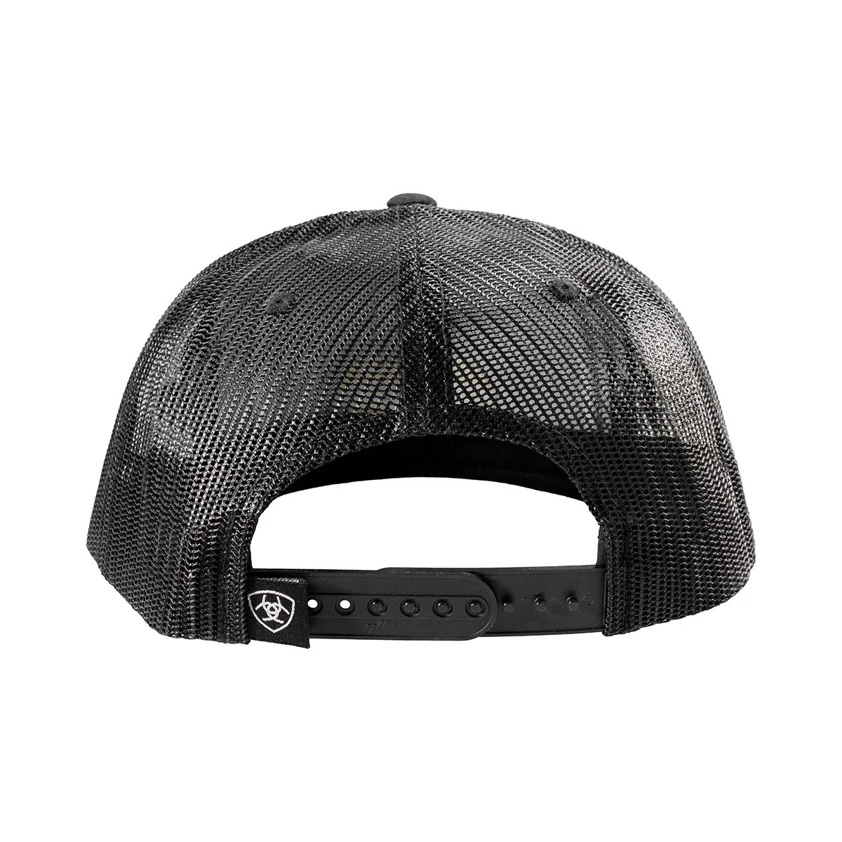 Men's Ariat Black Cap with Boot Stitching A300092201 - Image 5