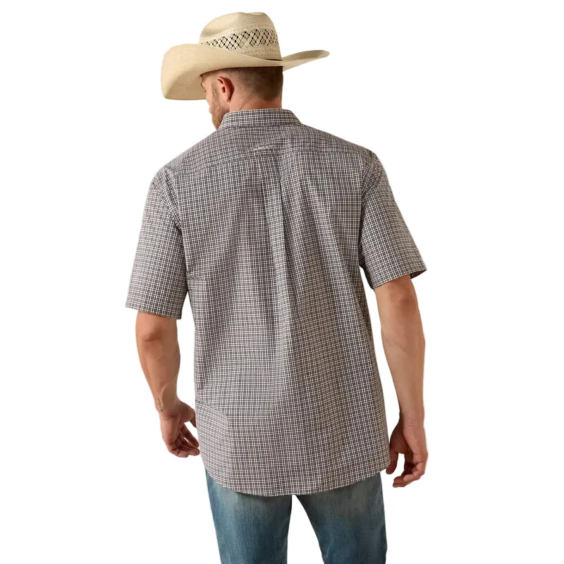 Men's Ariat Black Plaid Pro Series Tommie Classic Fit Shirt 10071582 - Image 2