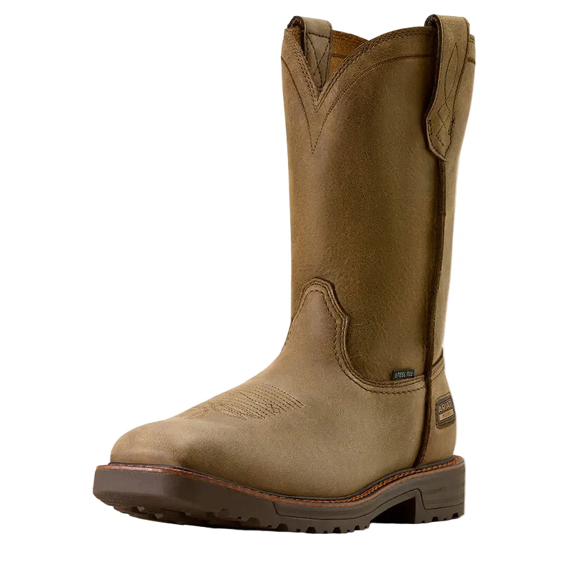Men's Ariat Brown Bomber Activator Wide Square Toe Steel Toe Work Boot 10074291 - Image 3