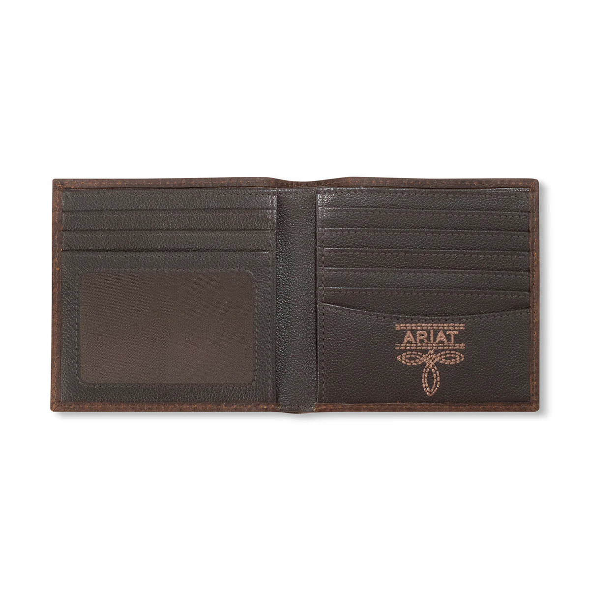 Men's Ariat Brown Large Bifold Style Wallet A3563502 - Image 2
