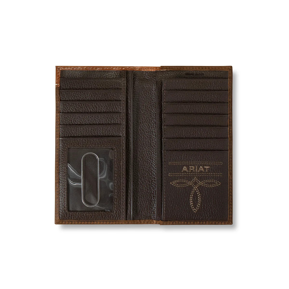 Men's Ariat Brown Rodeo Style Wallet A3553402 - Image 2
