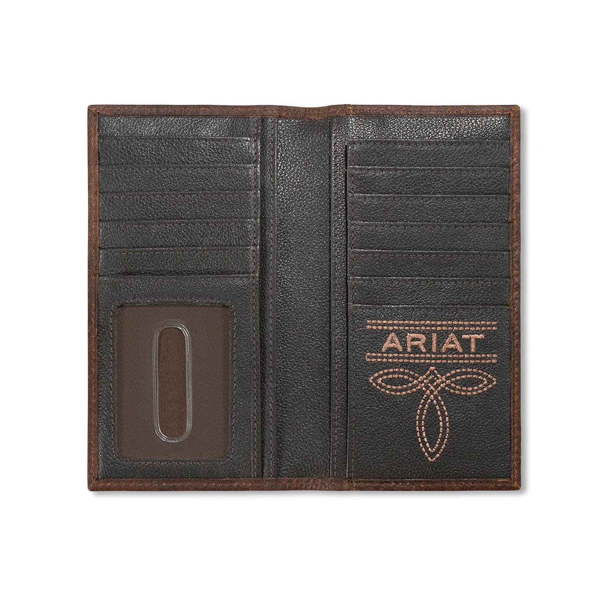 Men's Ariat Brown Rodeo Style Wallet A3563302 - Image 5