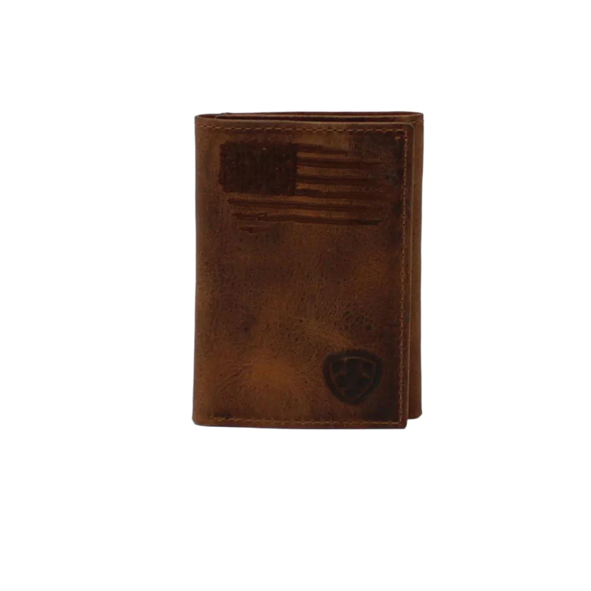 Men's Ariat Brown Trifold Style Wallet A3545402