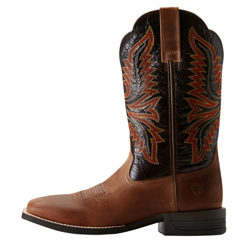 Men's Ariat Brush Creek MEsa Tan Square Toe Boots 10053579 - Image 3