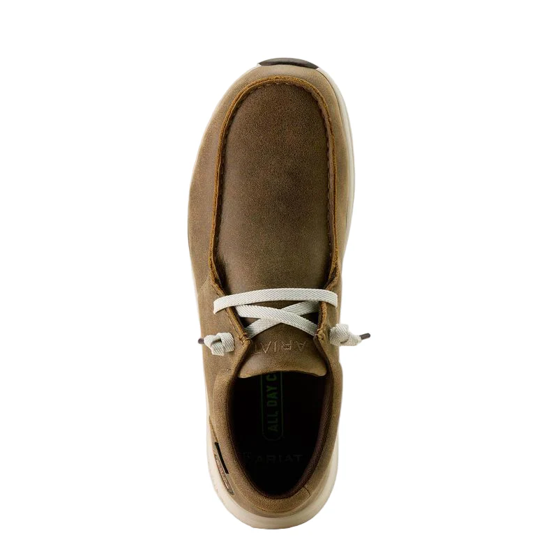 Men's Ariat Buckeye Brown Steel Toe Slip On Shoes 10063828 - Image 4