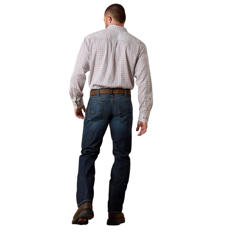 Men's Ariat FR M5 Straight Duralight Stretch Basic Straight Leg Jeans 10041118 - Image 2