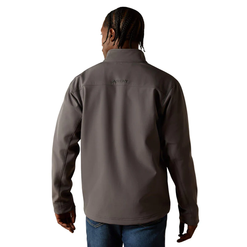 Men's Ariat Gray Vernon Softshell Jacket 10062598 - Image 2