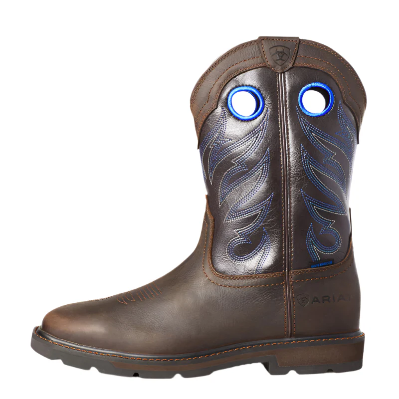 Men's Ariat Groundwork Waterproof Work Boot 11" 10034724 - Image 3