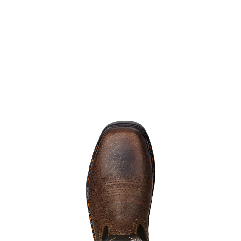 Men's Ariat Intrepid VentTEK Dark Brown Square Composite Toe Work Boots 10020072 - Image 5