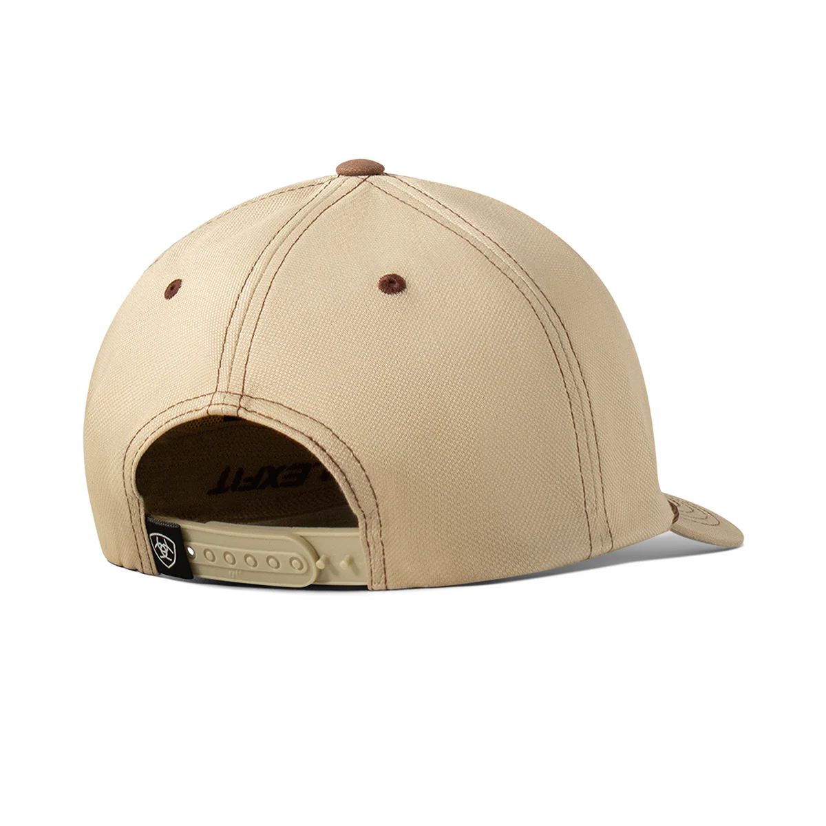 Men's Ariat Khaki Snapback Closure Cap with Patch A3000903146 - Image 5