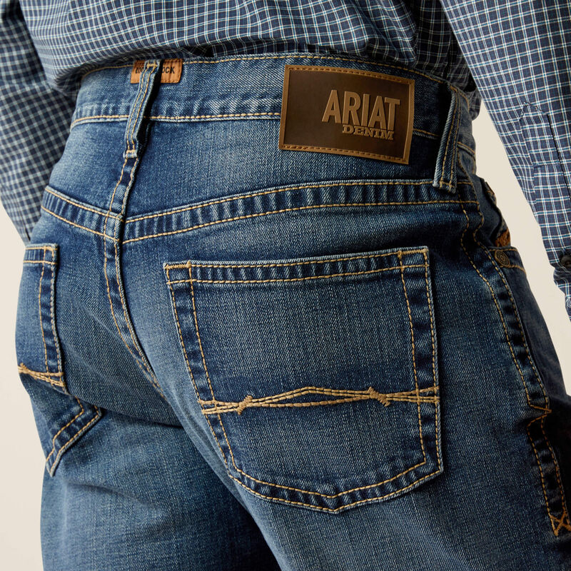 Men's Ariat M4 Relaxed Nate Boot Cut Jeans 10053542 - Image 6