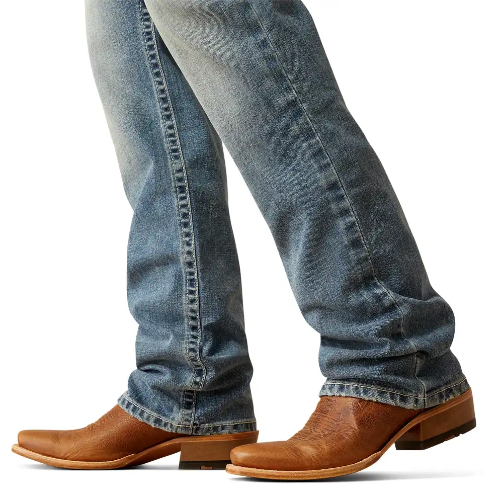 Men's Ariat M4 Relaxed Reece Straight Jeans 10060929 - Image 3