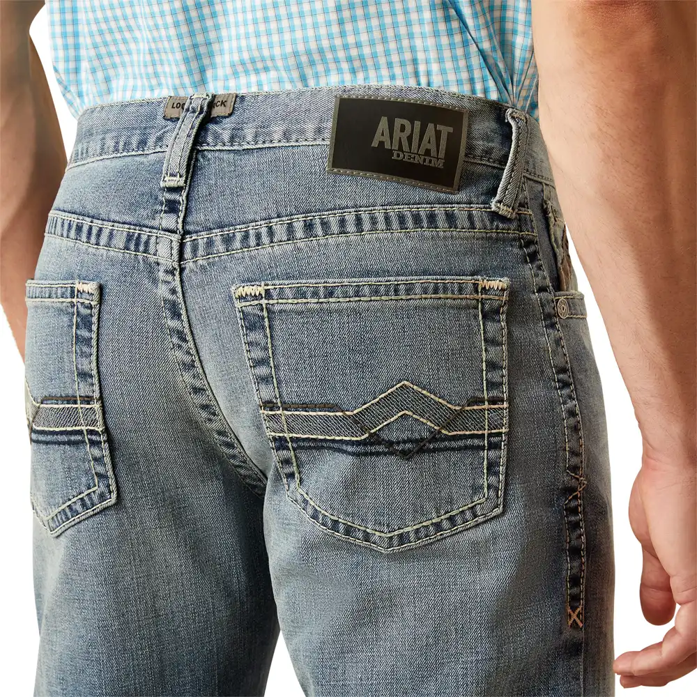 Men's Ariat M4 Relaxed Reece Straight Jeans 10060929 - Image 5