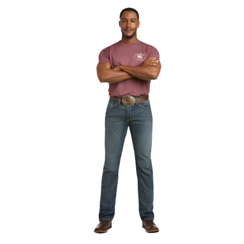 Men's Ariat M5 Slim Deadrun Stackable Straight Leg Jean 10010842 - Image 2