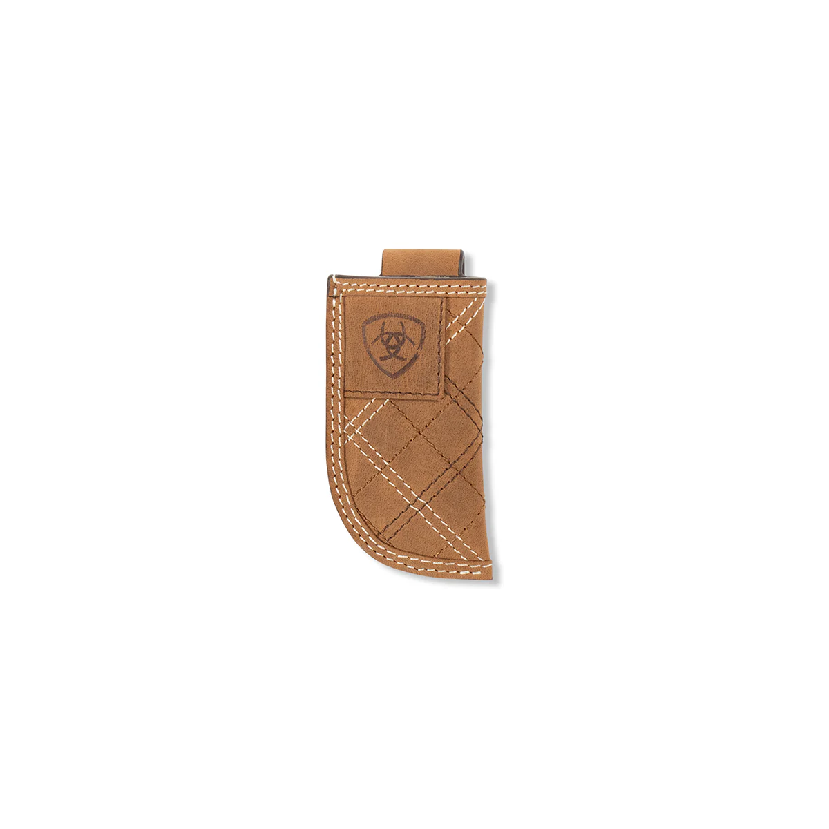 Men's Ariat Medium Brown Vertical 100% Leather Knife Sheath A1802944
